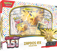 Load image into Gallery viewer, Pokémon: Scarlet & Violet - 151 - Zapdos ex Box