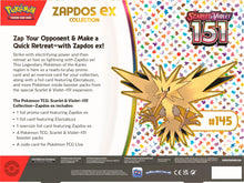 Load image into Gallery viewer, Pokémon: Scarlet & Violet - 151 - Zapdos ex Box