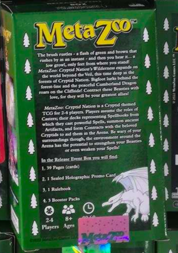 metazoo wilderness booster box  TheCollectorsParadise METAZOO - WILDERNESS - 1ST