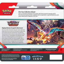 Load image into Gallery viewer, Pokémon: Scarlet and Violet - Obsidian Flames - 3 Pack Blister
