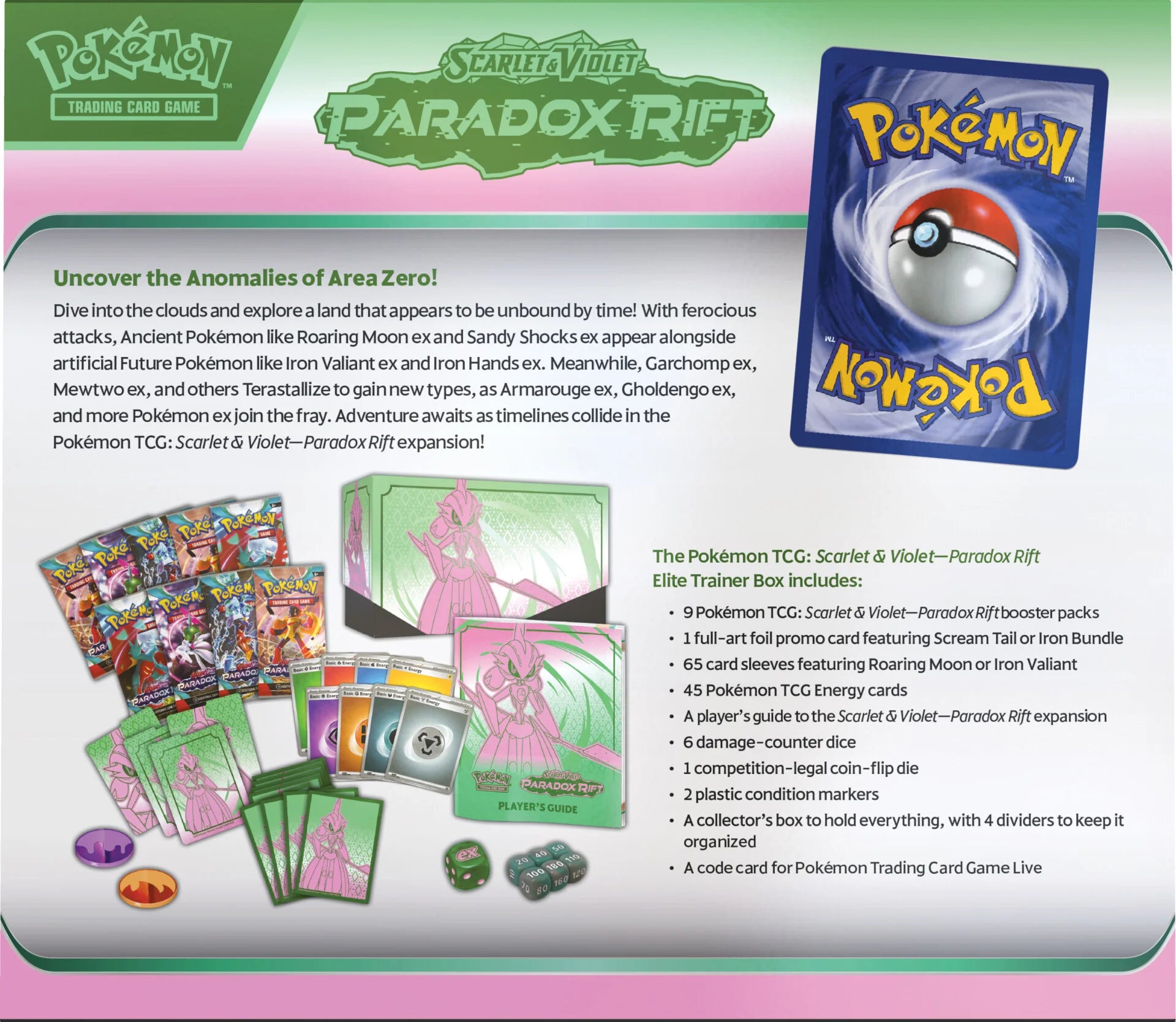 pokemon scarlet and violet etb promo cards Pokémon: Scarlet & Violet - Paradox Rift