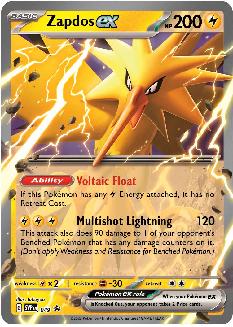 Pokmon: Scarlet & Violet - 151 - Zapdos ex Box Pokvolver Pokmon: Scarlet & Violet - 151 - Zapdos ex Box Pokvolver