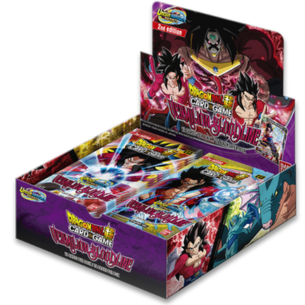Dragon Ball Super - Vermilion Bloodline [2nd Edition] - Unison Warriors Set 02 (B11) - Sealed Booster Box (24 Packs)