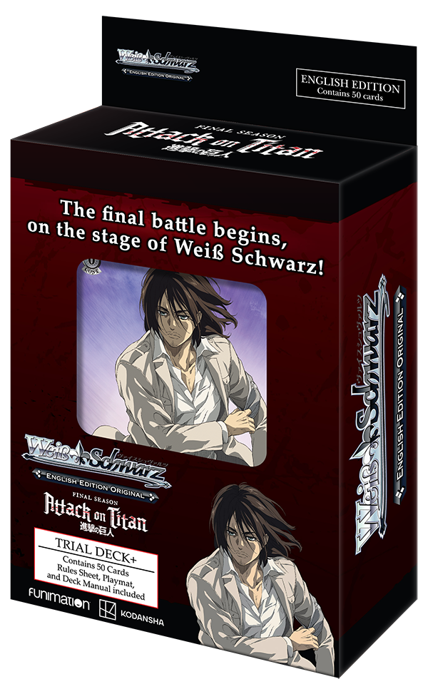 Weiss Schwarz: Attack on Titan - Final Season Trial Deck+ PRE-ORDER [1st Edition]