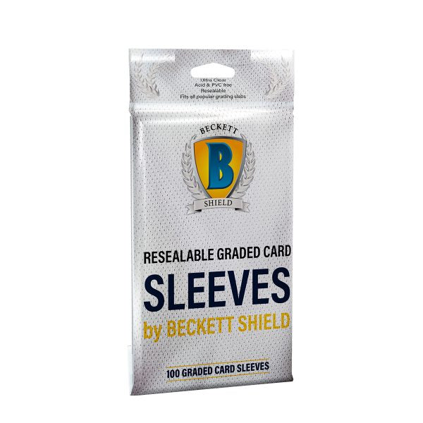 Beckett Shield Resealable Graded Card Sleeves - 100ct