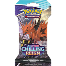 Load image into Gallery viewer, Pokémon: Sword &amp; Shield - Chilling Reign - Sleeved Booster Packs
