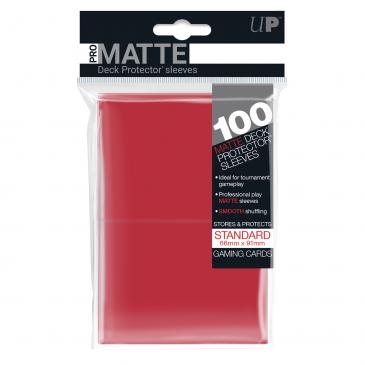 Ultra-PRO Pro-Matte Red Standard Deck Protectors