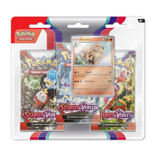 Load image into Gallery viewer, Pokémon: Scarlet and Violet - 3 Pack Blister
