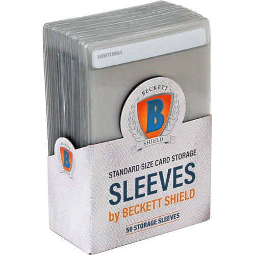 Beckett Shield Semi-Rigid Sleeves: Standard Card Size - 50ct
