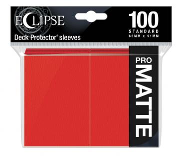 Ultra-PRO Eclipse Matte Standard Sleeves - Apple Red - 100ct