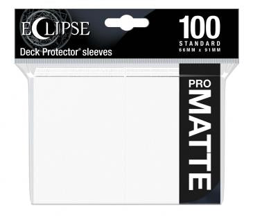 Ultra-PRO Eclipse Matte Standard Sleeves - Arctic White - 100ct
