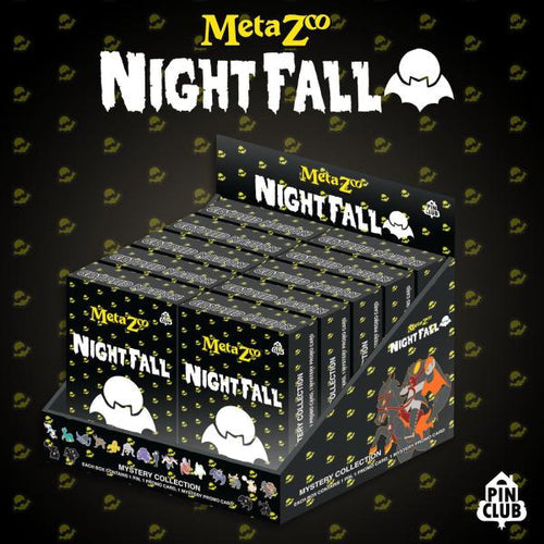 MetaZoo Nightfall Pin-Club 1st Edition - top SEALED CASE