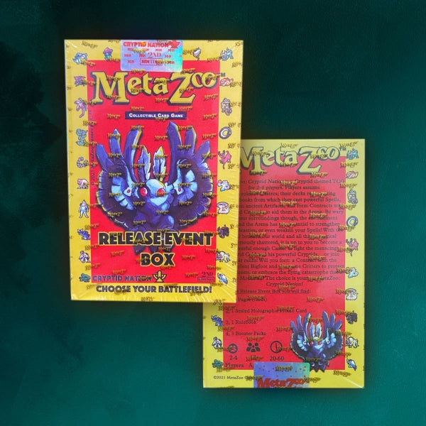 metazoo cryptid nation booster box 2nd edition MetaZoo: Cryptid Nation Release Event Box [2nd Edition] – Pokévolver